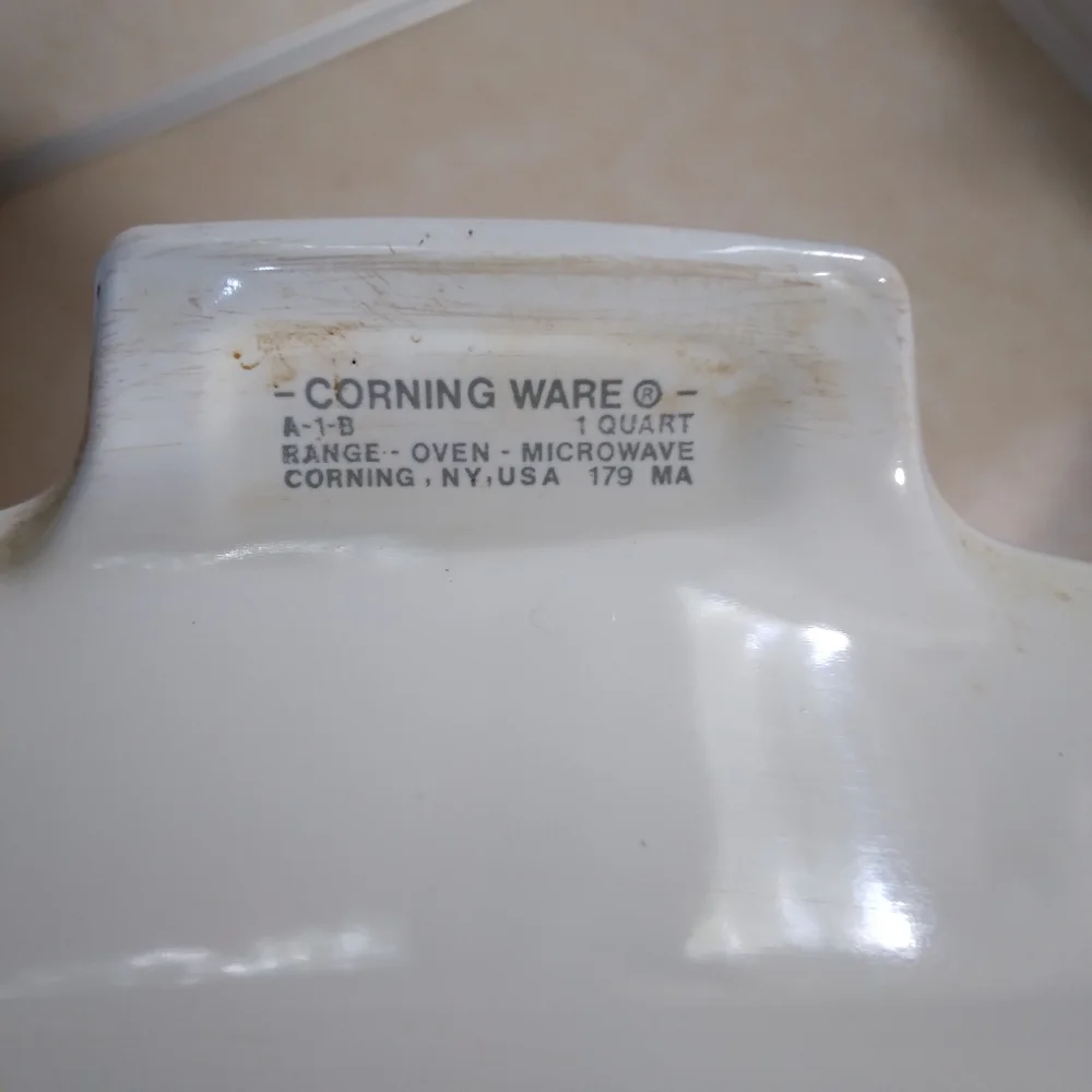 CORNINGWARE Vintage A-1-B 1 Quart Casserole In Cornflower Blue, NO LiD